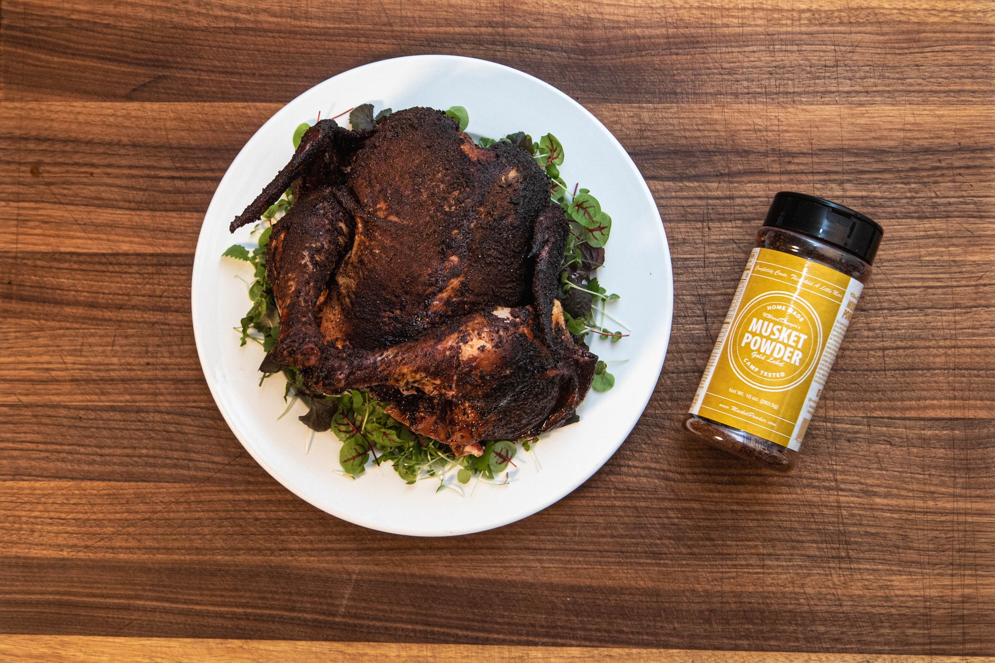Beer Can Chicken with Gold Label Musket Powder