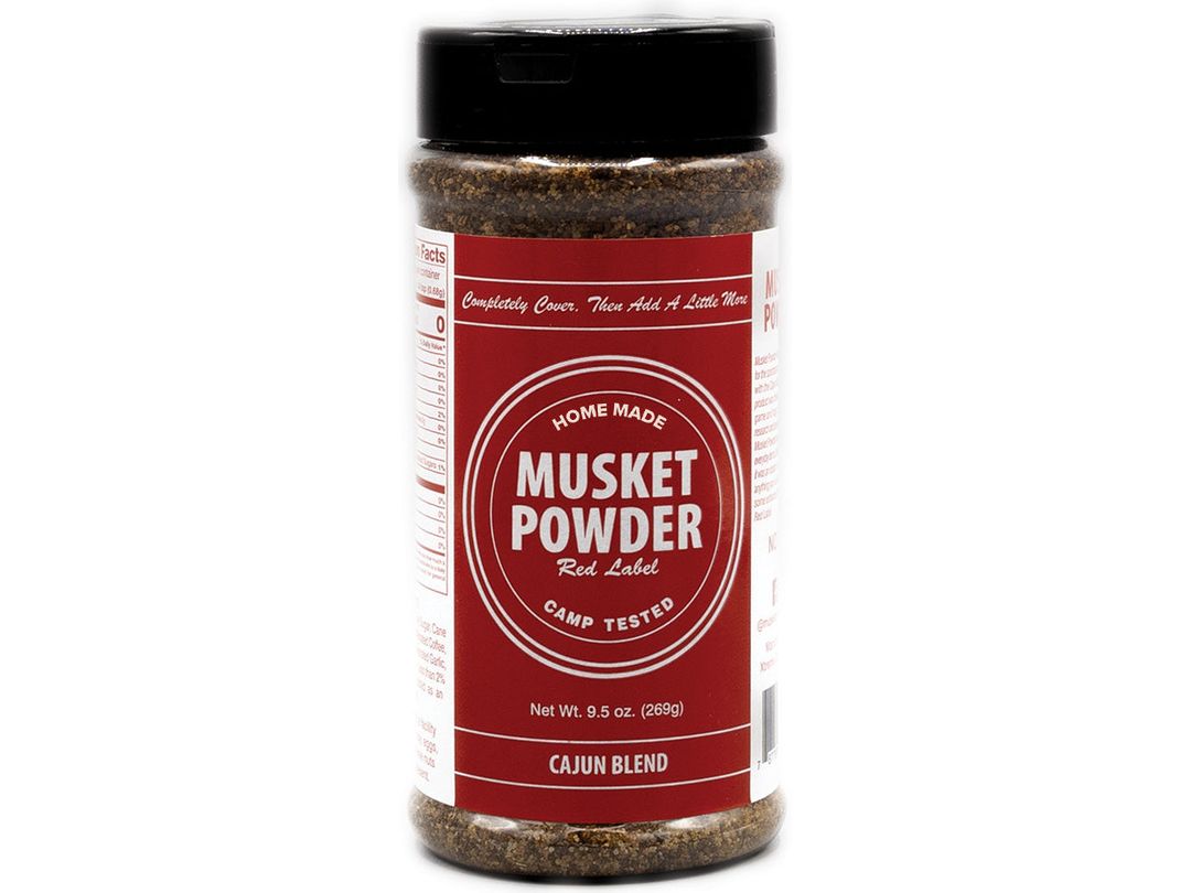 Musket Powder Red Label Spicy Seasoning Blend 9.5oz