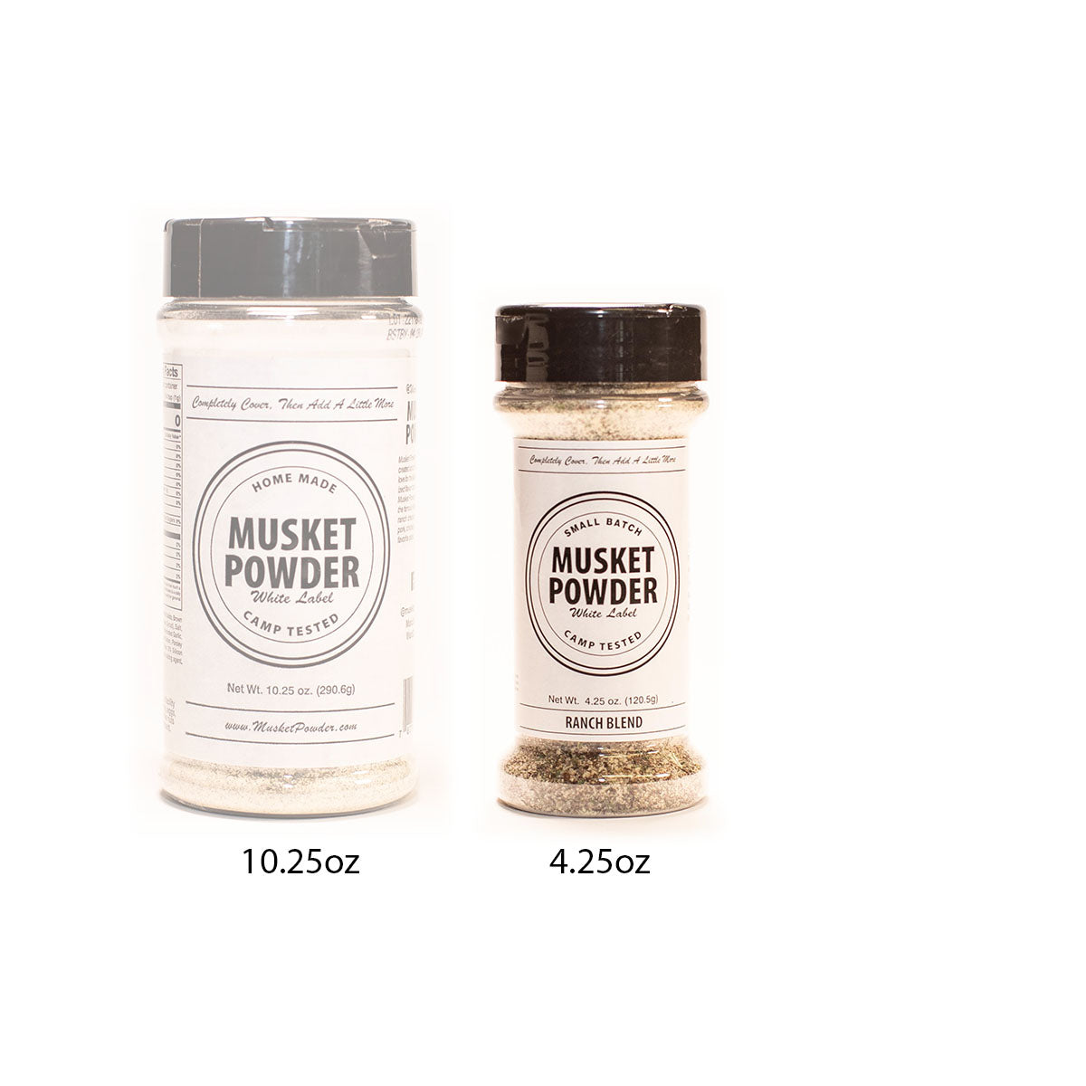 Musket Powder White Label