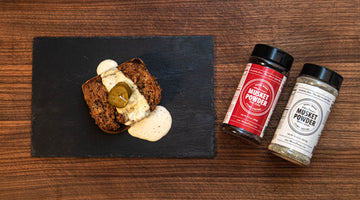 White Label Fried Chicken with Red and White Label Musket Powder