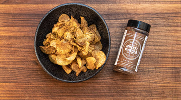 Kettle-Style BBQ Chips with Brown Label Musket Powder