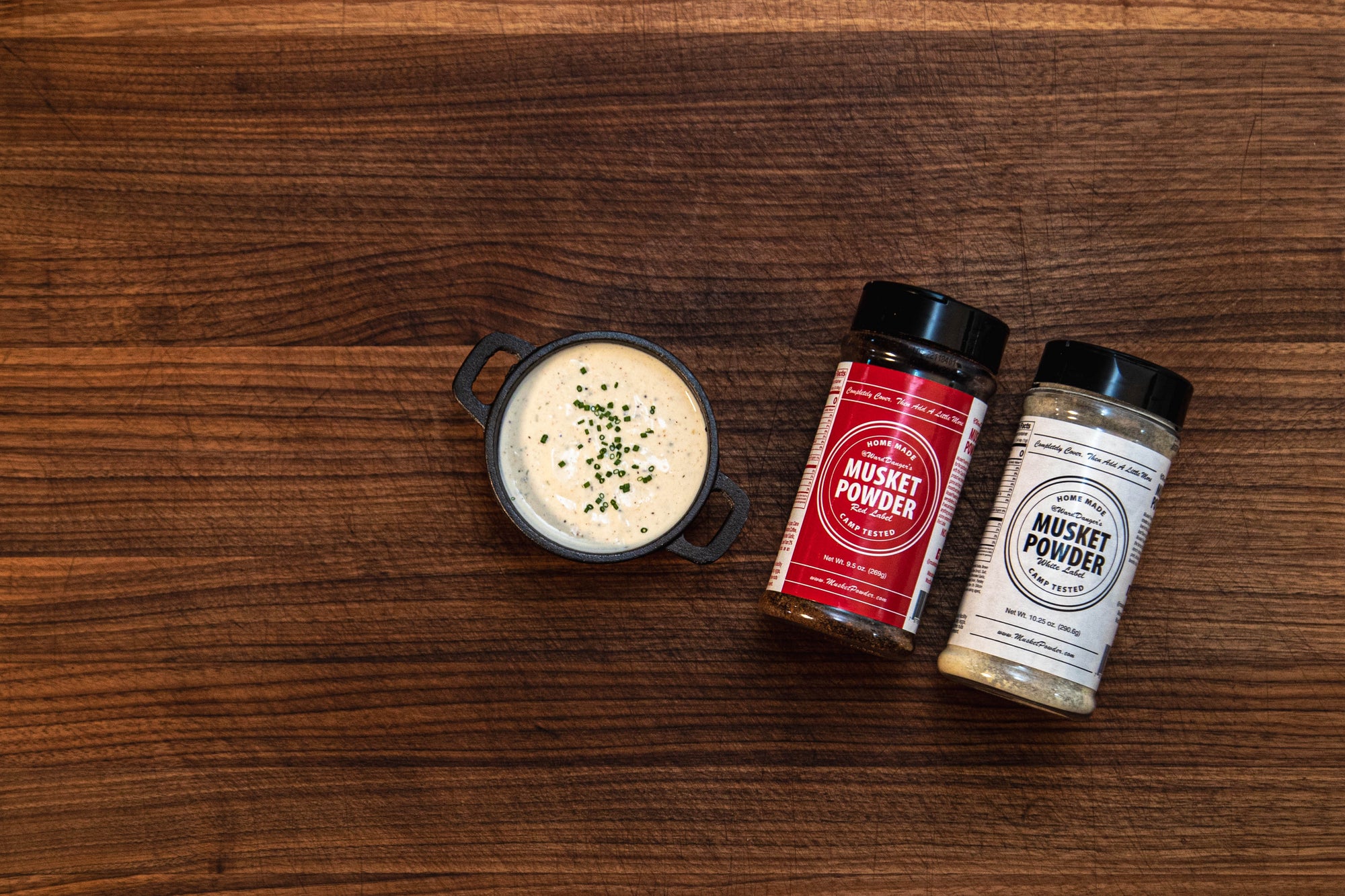 Alabama White Sauce with Red Label and White Label Musket Powder