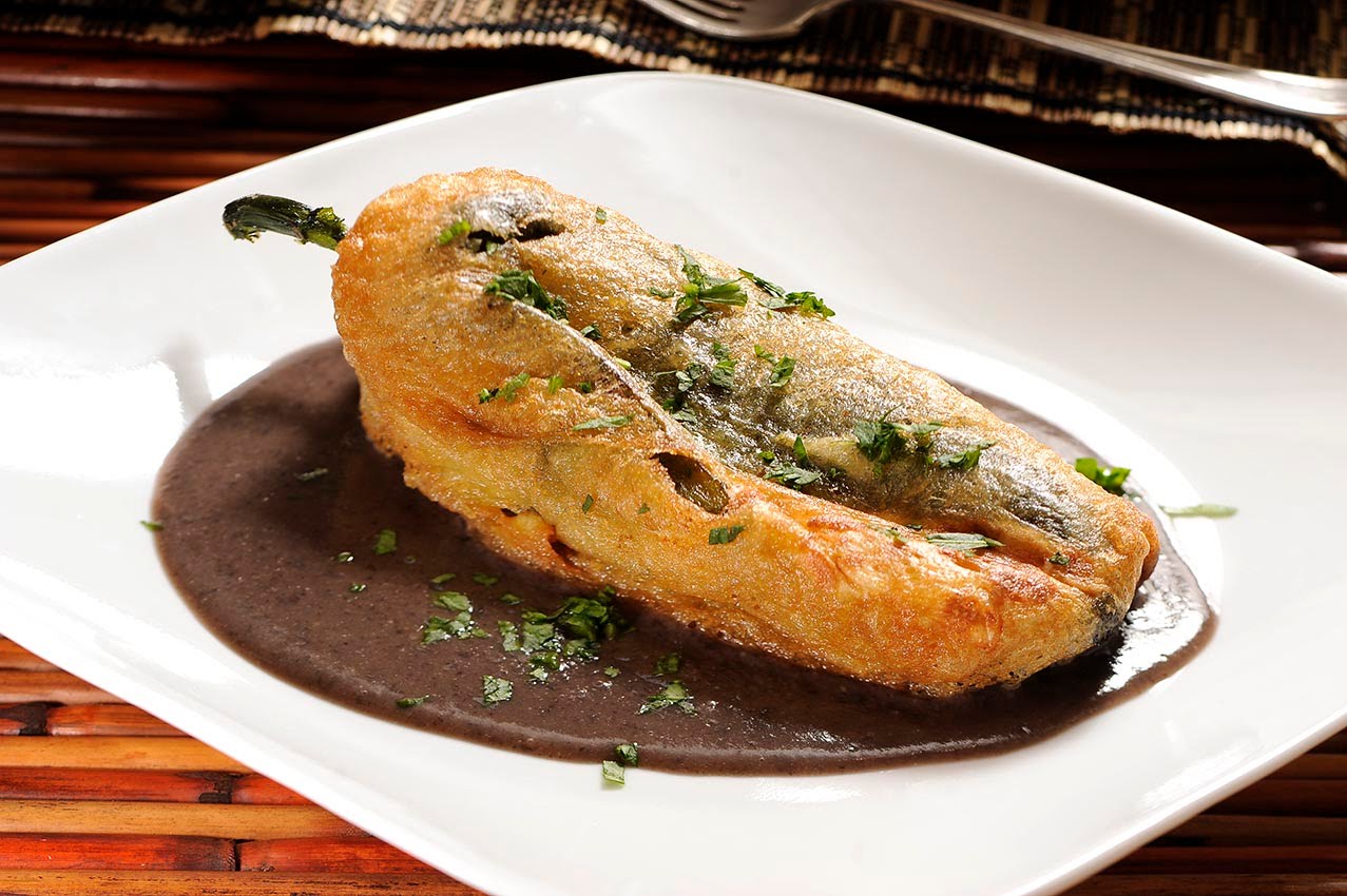 Chile Relleno with Musket Powder Gold