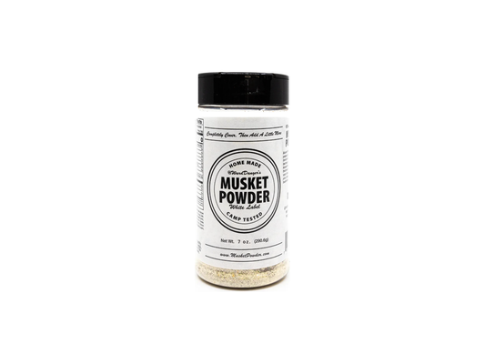 Musket Powder White Label 4 oz. (Amazing on Chicken, Pork, Pizza, and Veggies)