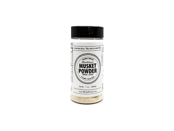 Musket Powder White Label 7 oz. (Amazing on Chicken, Pork, Pizza, and Veggies)