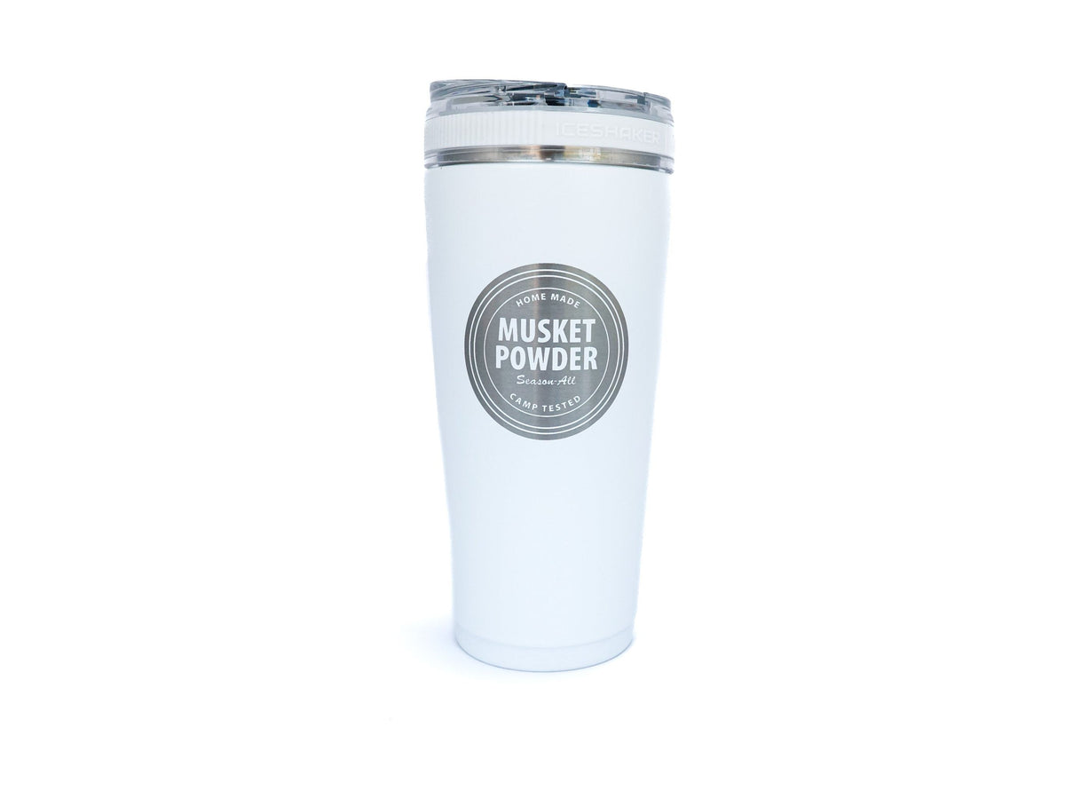 Musket Powder Branded 26 oz. Flex Travel Tumbler With Straw