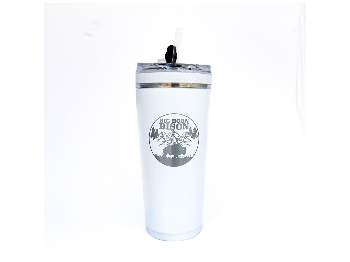 Big Horn Bison Branded 26 oz. Flex Travel Tumbler With Straw