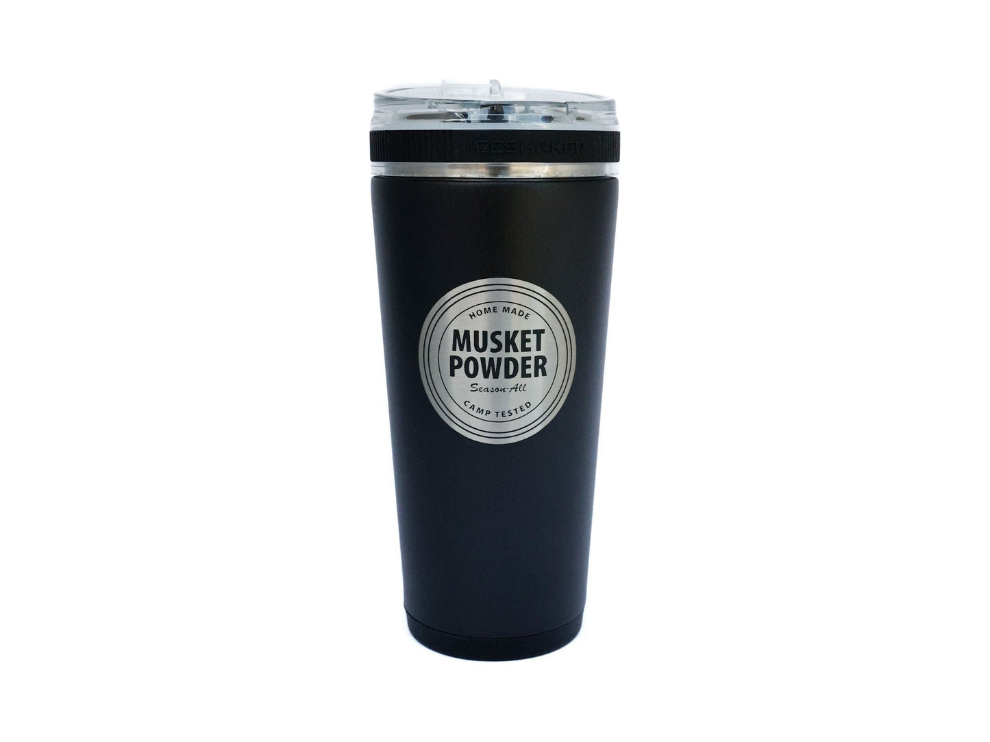 Musket Powder Branded 26 oz. Flex Travel Tumbler With Straw