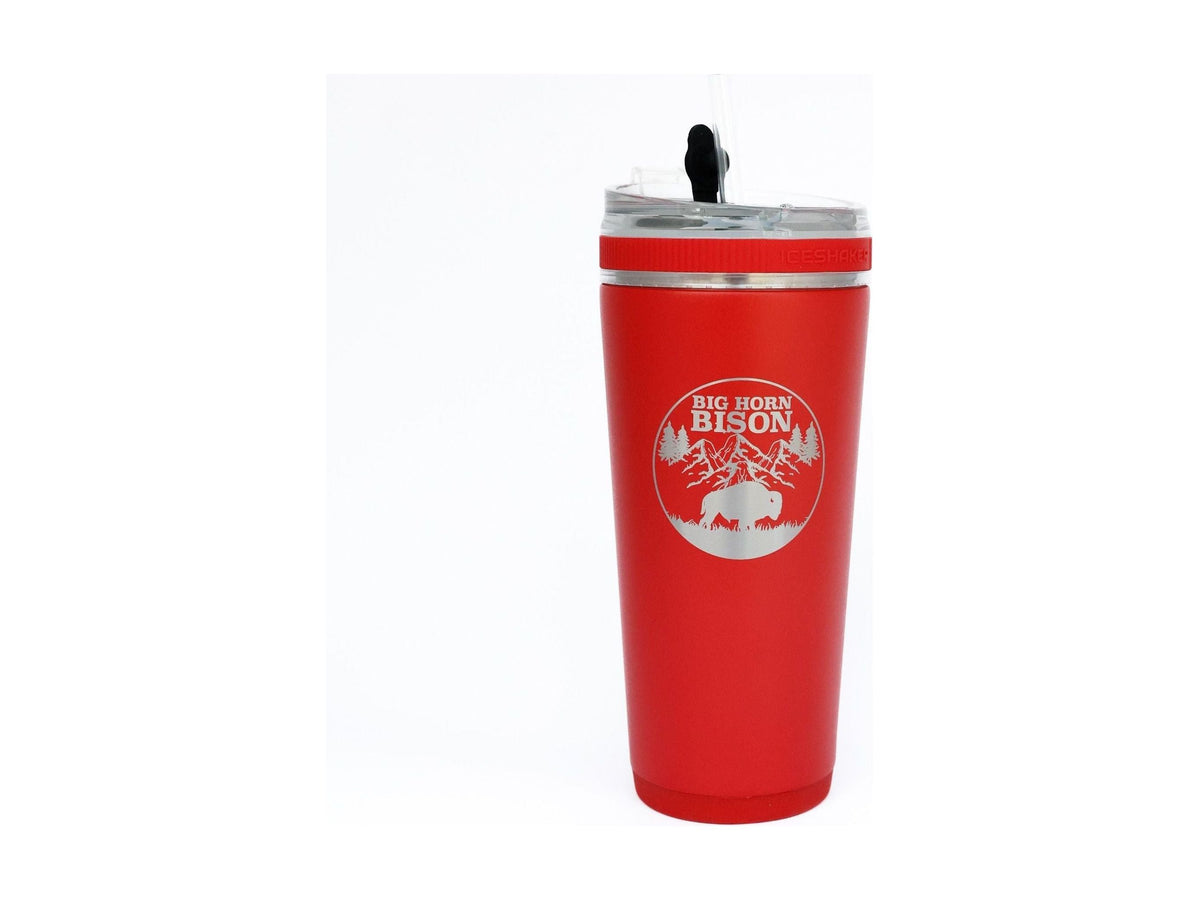 Big Horn Bison Branded 26 oz. Flex Travel Tumbler With Straw