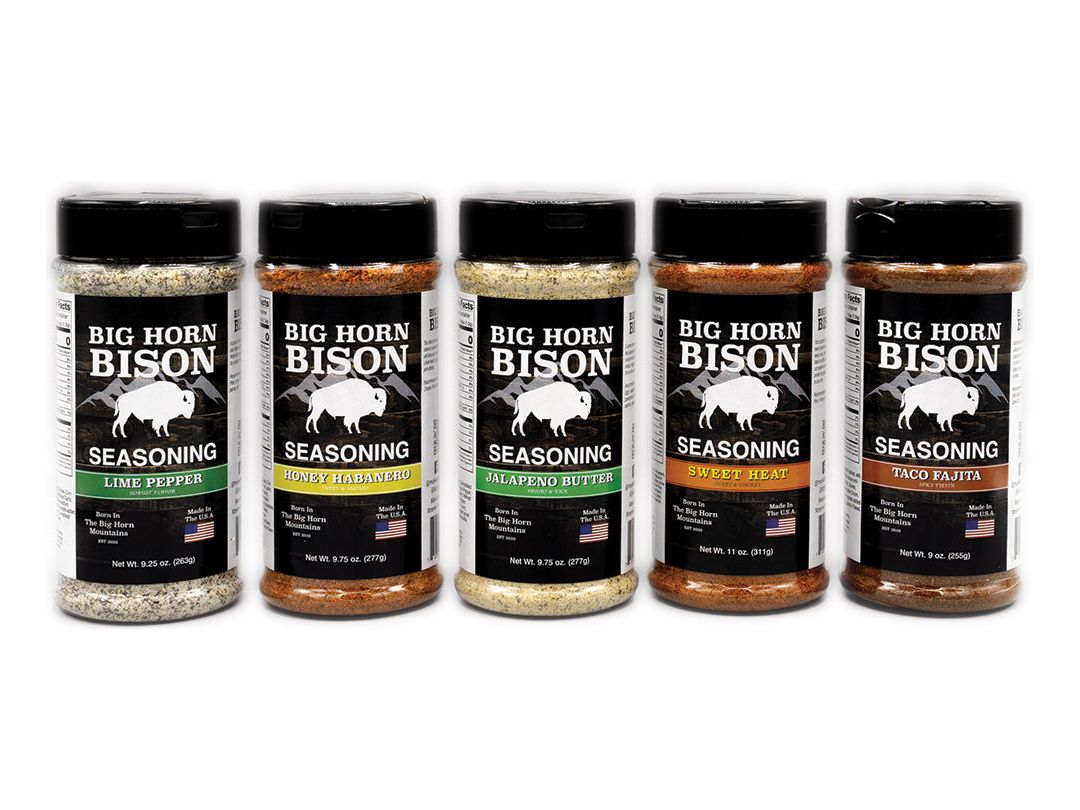 Big Horn Bison Fiesta Fire 5-Pack | Bold & Spicy Meat Seasoning ...