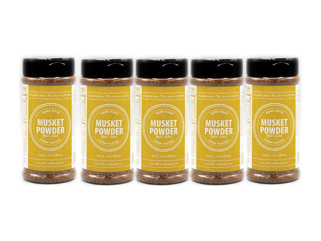 Musket Powder Gold Label (Honey Chipotle) 5-Pack – Musket Powder Seasonings