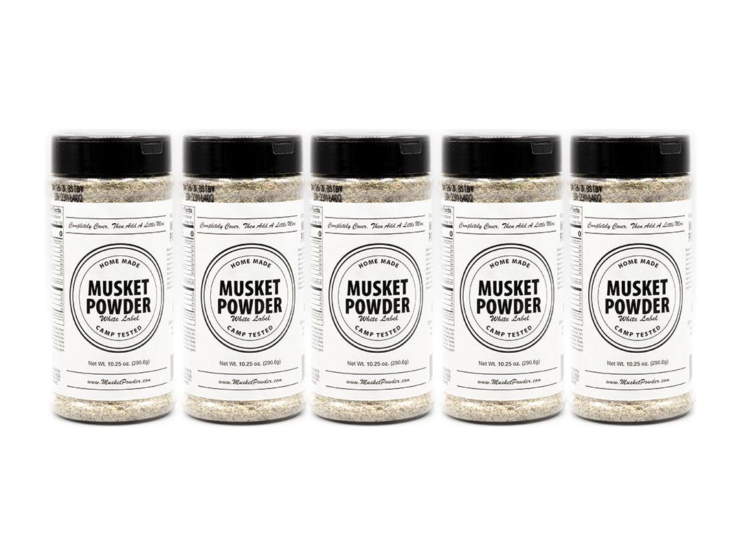 Musket Powder White Label (Ranch) 5-Pack – Musket Powder Seasonings