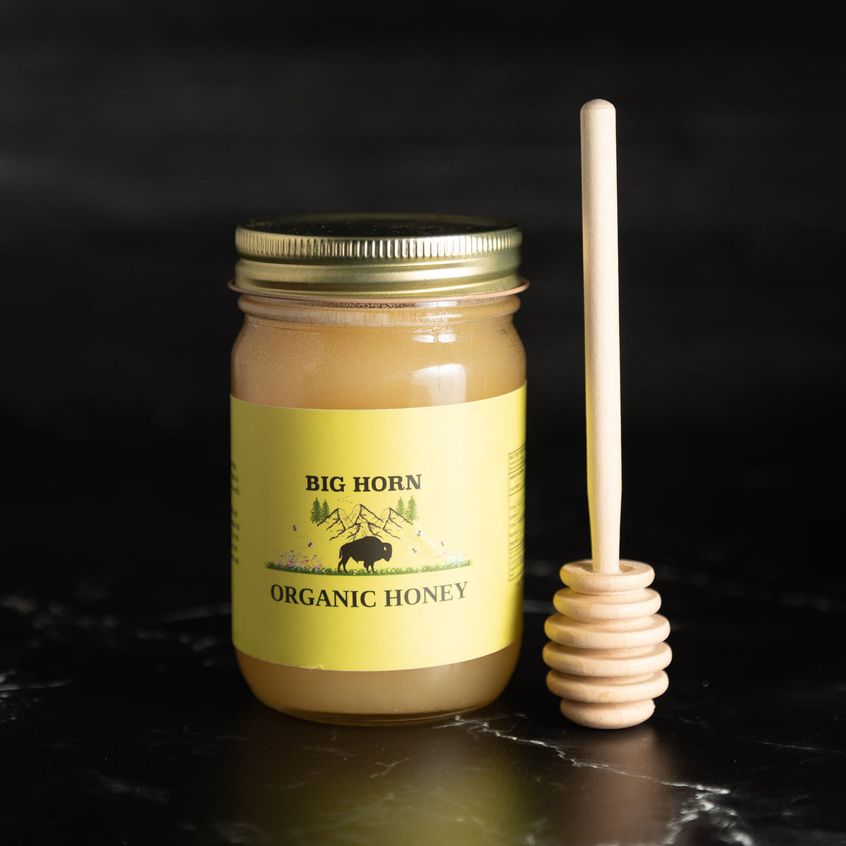 Big Horn Bison Pasteurized Honey - 16 oz