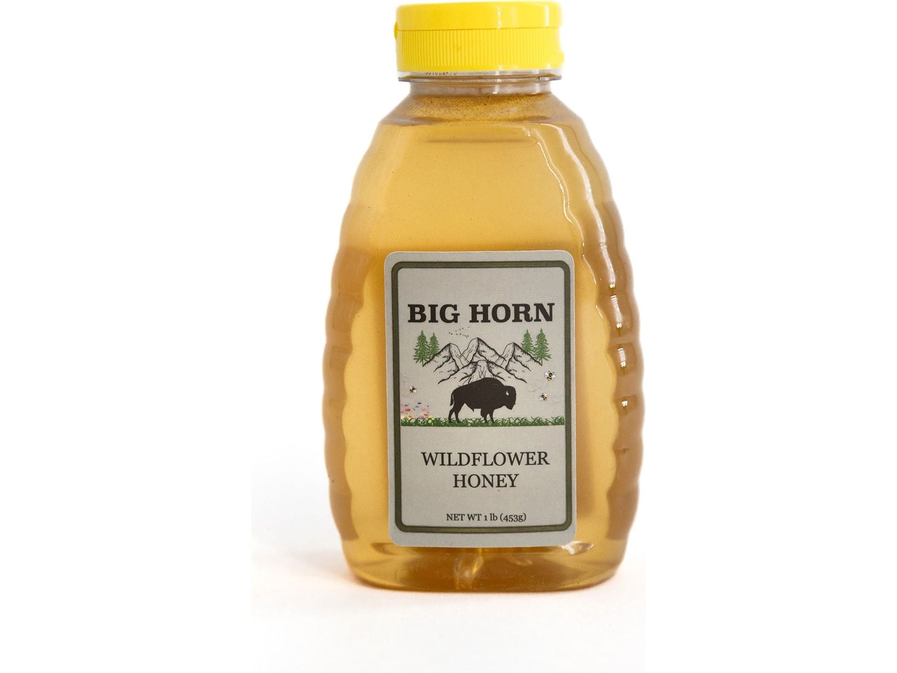 Bison Powder Big Horn Bison Wildflower Pasteurized Honey - 16 oz - Musket Powder ...