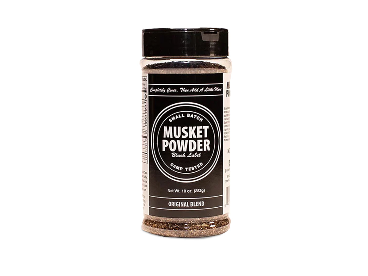Musket Powder Black Label | Original Roasted Coffee Meat Rub – Musket ...