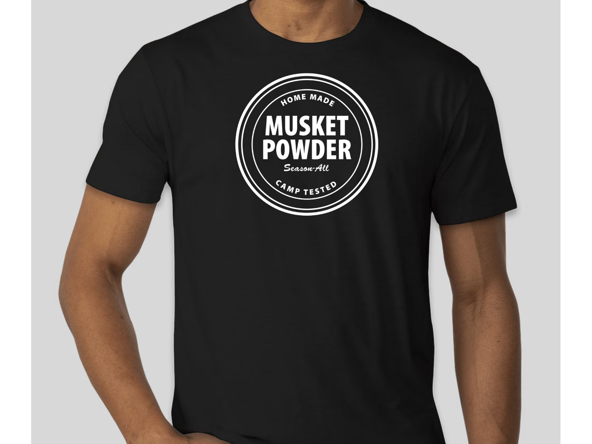 Musket Powder White Logo T-Shirt