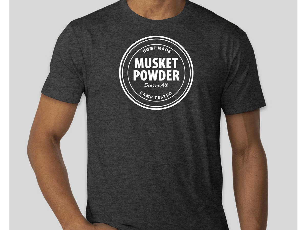 Musket Powder White Logo T-Shirt