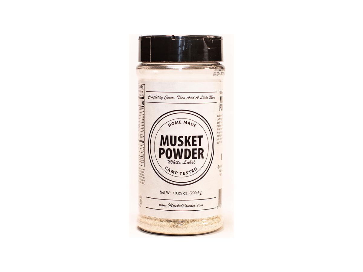 Musket Powder White Label