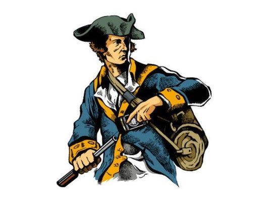 Large Minute Man Sticker