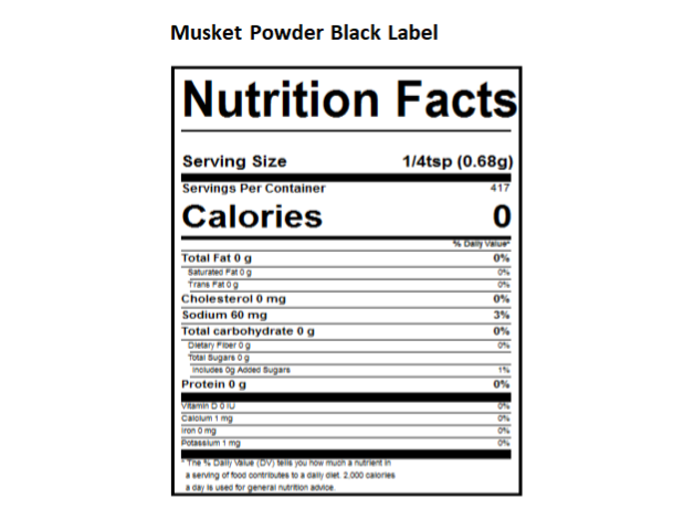 Musket Powder Black Label | Original Roasted Coffee Meat Rub – Musket ...